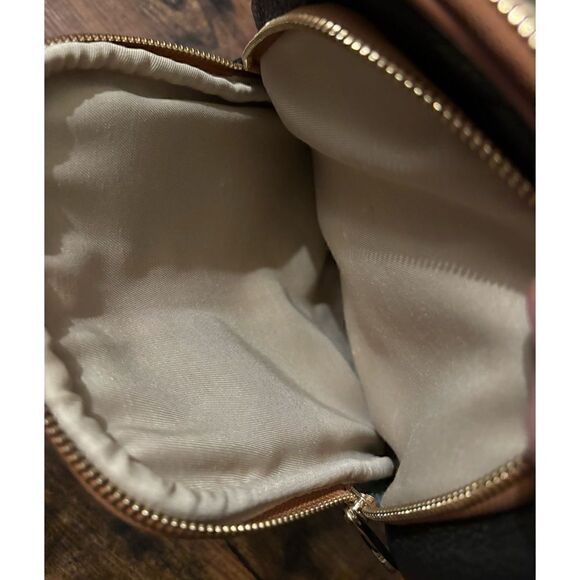 VALENTINA Convertible Pebbled Leather Backpack/ Shoulder Bag in Black main image 6